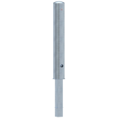 Barrier bollard | tubular steel  152 x 3.2 mm | removable | with triangular lock or profile cylinder lock | hot-dip galvanized | removable, with triangular lock